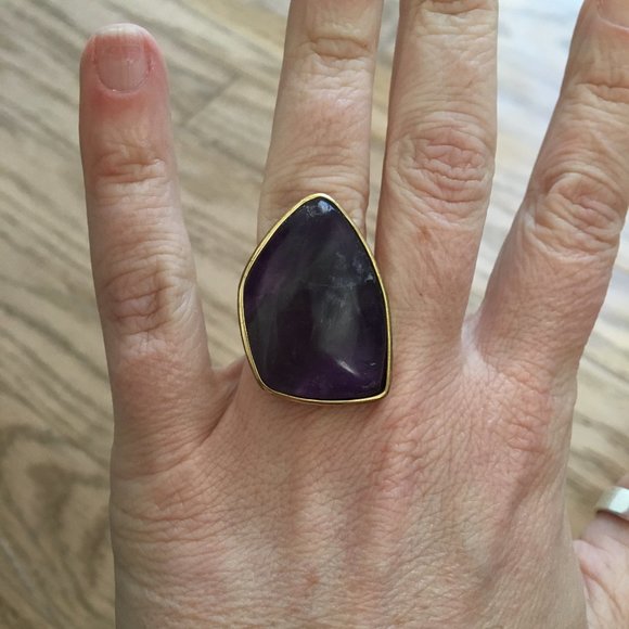 Artisan Amethyst Ring - Picture 1 of 7